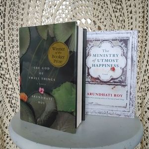 Arundhati Roy Hardcover Books - God of Small Things & Ministry of Happiness